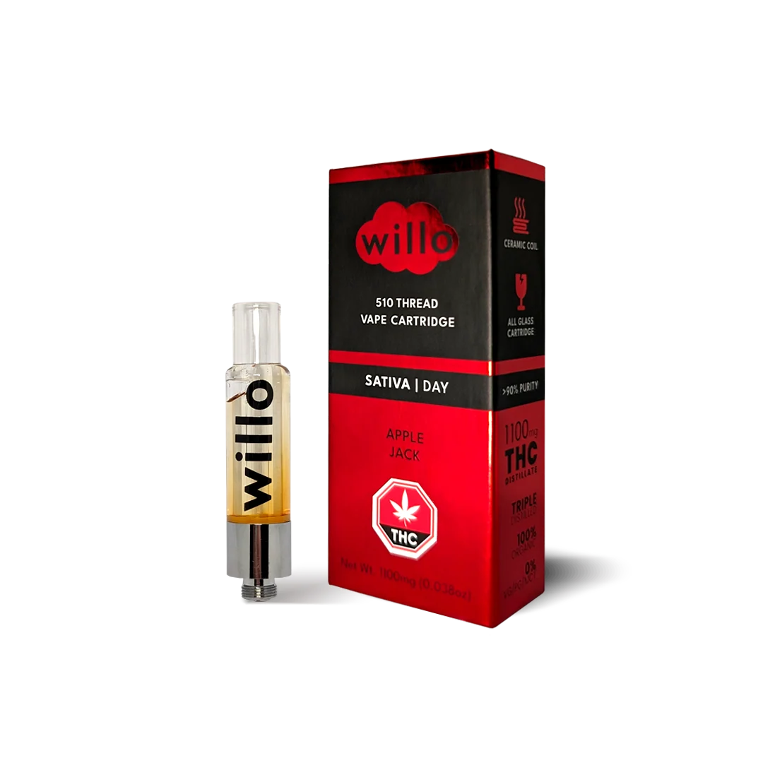 Willo 1100mg THC Vape Cartridge - Apple Jack